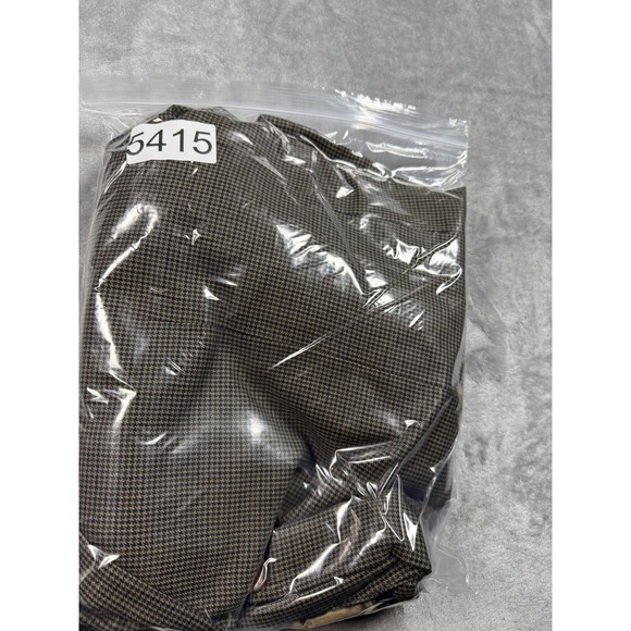 Lauren Ralph Lauren 50L Brown Houndstooth‎ 100% Wool Blazer Sport Coat - Picture 13 of 13
